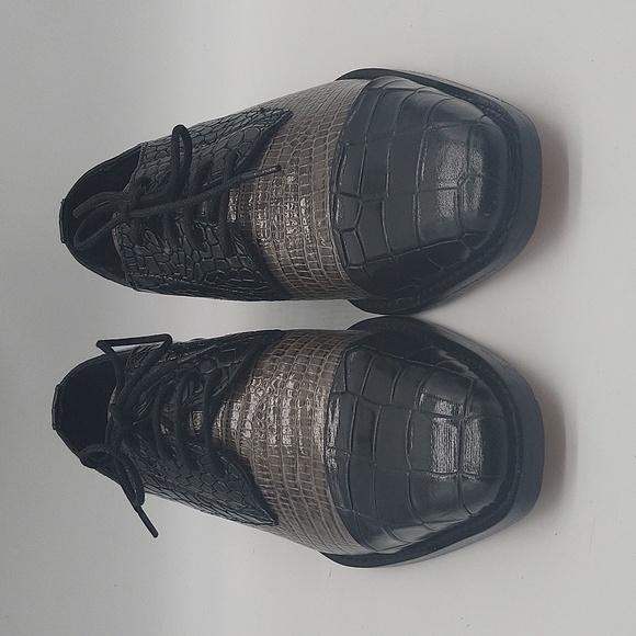 1851- Stacy Adams Talarico Oxfords Men's Shoes Genuine Leather NWT - Picture 3 of 12